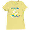 Papaw is my Name Fishing Is My Game Ladies Fitted T-Shirt