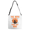 wine witch! Adjustable Strap Totes