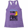 Forget Glass Slippers This Princess Wears Fire Boots Racerback Tank