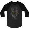pirate rust 3/4 Sleeve Shirt