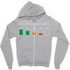leave me alone introvert humor Zipper Hoodie