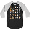 dabbing animals 3/4 Sleeve Shirt