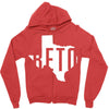 Beto Texas Map Zipper Hoodie