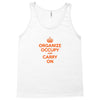 occupy wall street t shirt 99% organize carry on anti corporate greed Tank Top