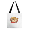 pizza pug Tote Bags