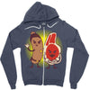 good cop bad chop Zipper Hoodie