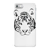 white tiger black print iPhone 7 Case