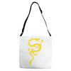 chinese dragon cool oriental asian kung fu Adjustable Strap Totes