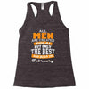 all men are created equal but only the best are born in february Racerback Tank