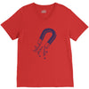 powerful magnet V-Neck Tee