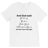 And God Said... Cool Tshirts V-Neck Tee