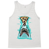 pizza shark graphic Tank Top