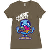 zombie burgers rouge Ladies Fitted T-Shirt