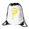 chinese dragon cool oriental asian kung fu Drawstring Bags