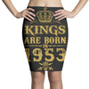 kings are born in 1953 Pencil Skirts