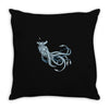sea emperor transparent buffalo Throw Pillow