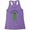 dill with it black logo Racerback Tank