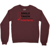 Too Busy Playing Fortnite Crewneck Sweatshirt