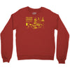 yellow submarine blueprint Crewneck Sweatshirt
