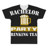 bachelor party drinking team wedding groomsmen bridal funny All Over Men's T-shirt