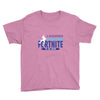 i Stopped Playing Fortnite To Be Here Youth Tee