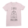 i am a unicorn Ladies Fitted T-Shirt
