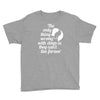 the only thing wrong with dogs Youth Tee