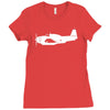 tbm avenger air attack fire bomber vinyl decal cal fire airplane Ladies Fitted T-Shirt