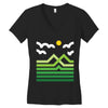 mountain Women's V-Neck T-Shirt