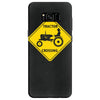 tractor crossing farmer's road warning sign Samsung Galaxy S8