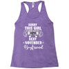 sorry this girl is already taken by a super sexy november boyfriend Racerback Tank