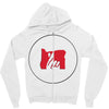 please red Zipper Hoodie
