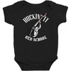 rockin' it old school bass Baby Bodysuit