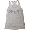 s says hi to shirt Racerback Tank