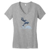 dolphin rider Women's V-Neck T-Shirt