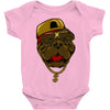 dog hip hop style Baby Onesie