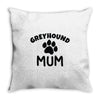greyhound mum Throw Pillow