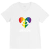 Love is Love Heart V-Neck Tee