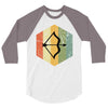 vintage sagittarius 3/4 Sleeve Shirt