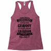 Super Cool Granny Of A Freaking Awesome Grandson Racerback Tank
