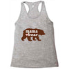 mama love bear Racerback Tank