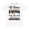 all women are created equal but only the best are born in november All Over Women's T-shirt