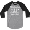 21st birthday 3/4 Sleeve Shirt
