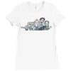 zombies Ladies Fitted T-Shirt