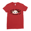 September Peeking Out Baby Boy Ladies Fitted T-Shirt