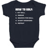 how to golf best trending Baby Bodysuit