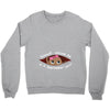 September Peeking Out Baby Girl Crewneck Sweatshirt