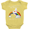 ls mug eat rainbow eat les Baby Onesie