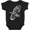 wander explore hike Baby Bodysuit