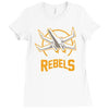 republic rebels Ladies Fitted T-Shirt